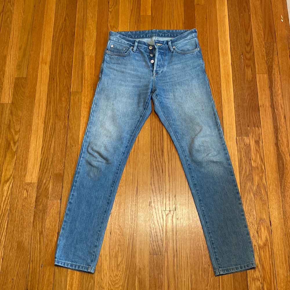 Buck Mason Maverick Slim Fit Light Wash Jeans